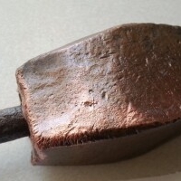 Antique 1-1/2 lb copper soldering iron