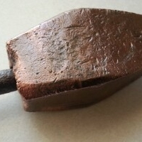 Antique 1-1/2 lb copper soldering iron