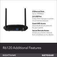 NETGEAR AC1200 Dual-Band Wi-Fi 5 Router